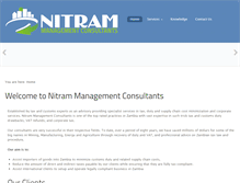 Tablet Screenshot of nitramconsultants.co.zm